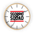 Scorpio Squad Wall clock